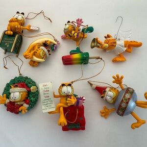 Garfield Holiday Hallmark Ornament Set